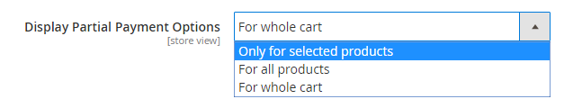 Provide Option on Various Instances