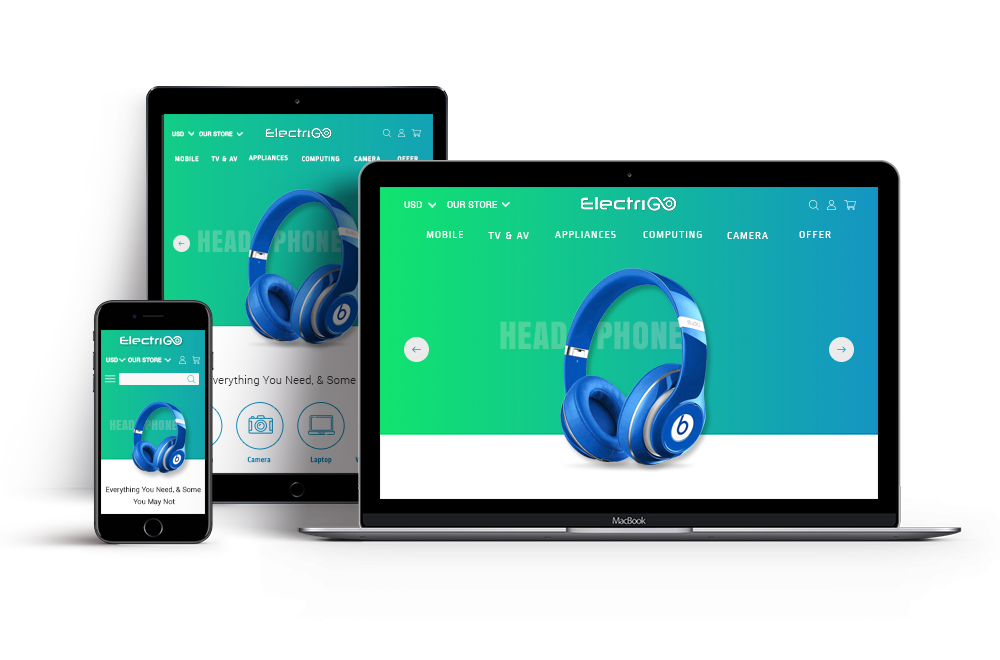 Electrigo Premium Magento 2 Responsive design