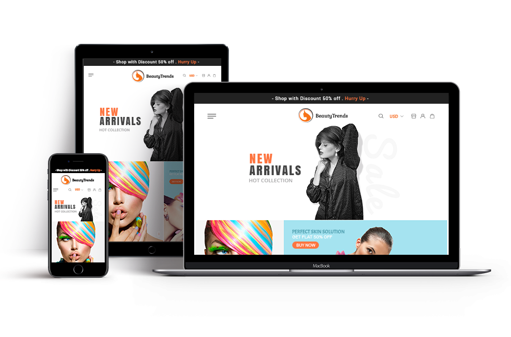 Magento 2 Theme for beauty products