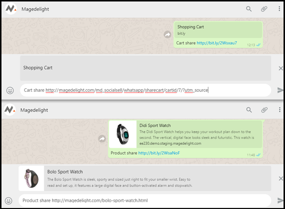 Advanced WhatsApp Sharing Options Share Products on WhatsApp with social media promotions magento 2 extension