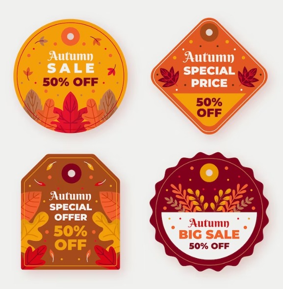 Attractive Labels for Thanksgiving and Cyber Monday Attractive Labels for Thanksgiving and Cyber Monday