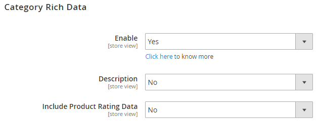 Enable Category Rich Data in Magento 2