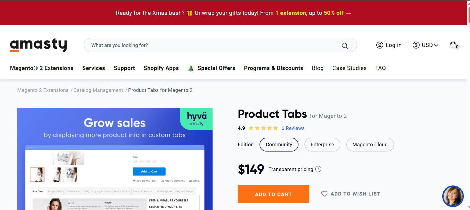 Product Tabs for Magento 2 by Amasty