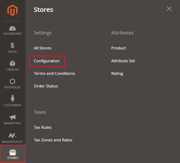 Access Store Configuration in Magento 2 Admin