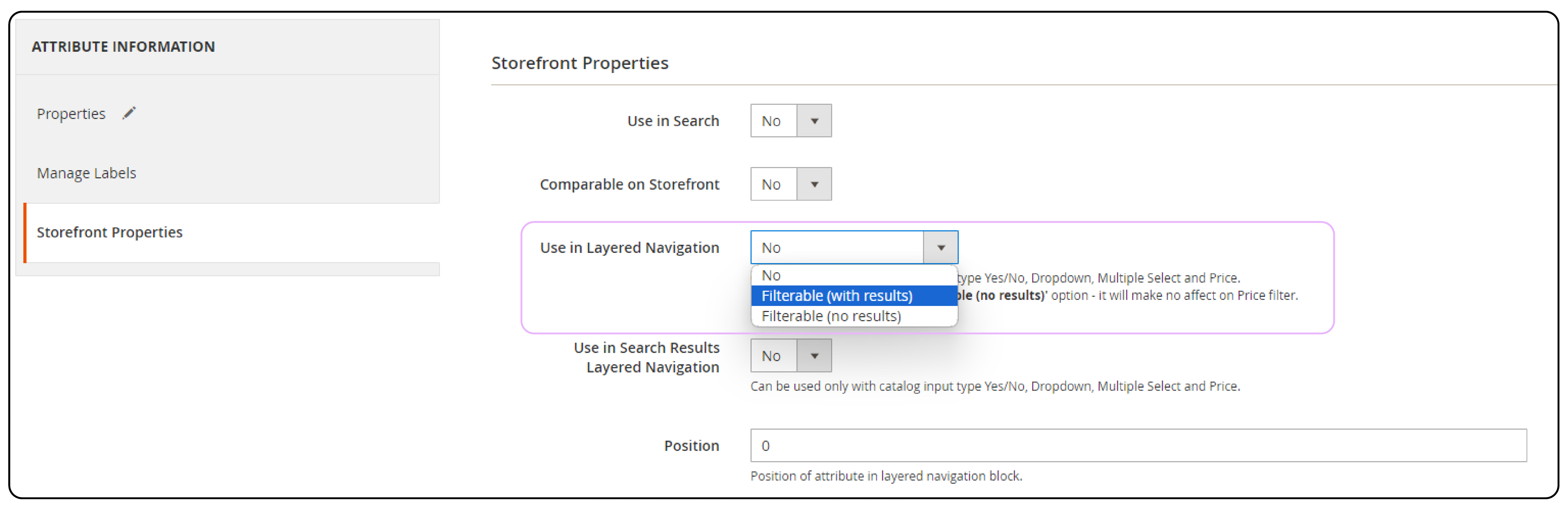 Storefront Properties Settings in Magento 2 Admin