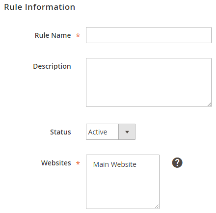 Add Rule Information Magento
