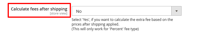 Calculate Fee After Shipping 