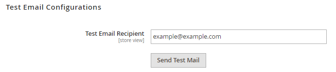 Test Email Configurations