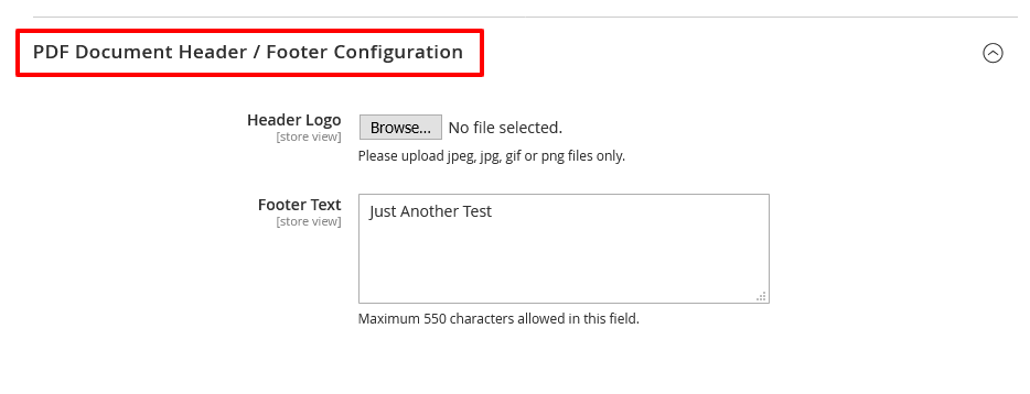 Pdf Document Configurations