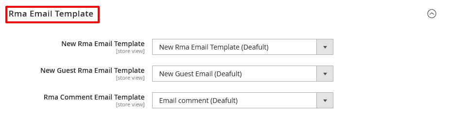 RMA Email Template